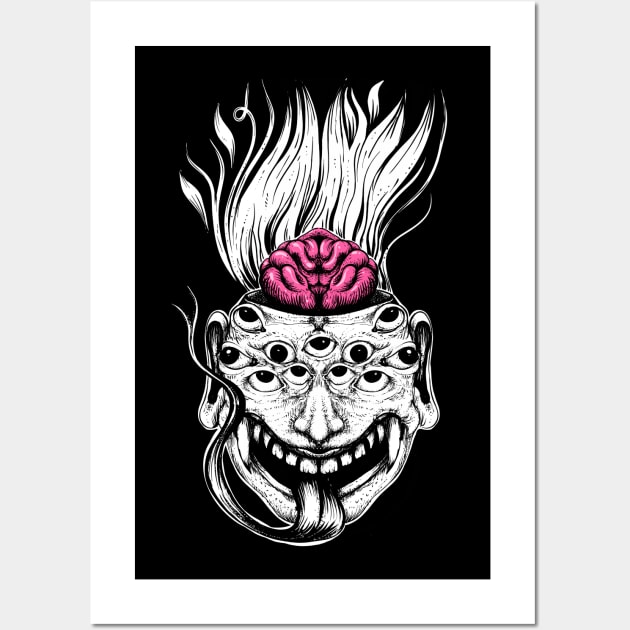 Mutant Brain - Brain - Posters and Art Prints | TeePublic